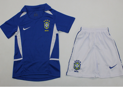 Brasil 2a Equipación 2002 - NIÑOS